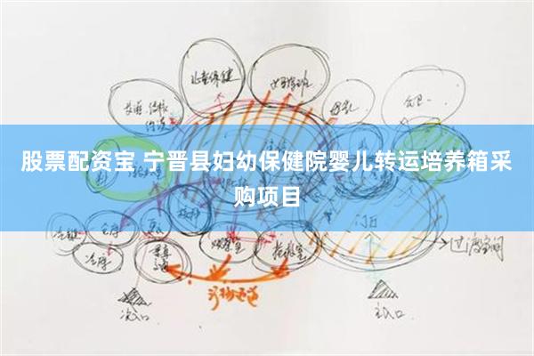 股票配资宝 宁晋县妇幼保健院婴儿转运培养箱采购项目