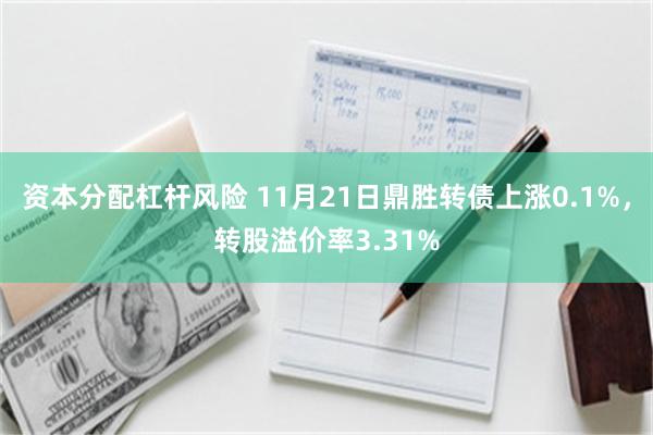 资本分配杠杆风险 11月21日鼎胜转债上涨0.1%，转股溢价率3.31%